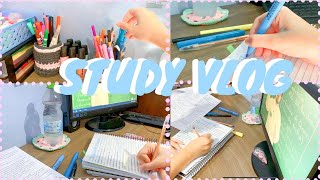 STUDY VLOG ✨ primeiro vídeo do canal [upl. by Ssitnerp]