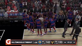 All Time Chicago Bulls vs All Time New York Knicks GOAT TournamentLosers Bracket [upl. by Lissa]