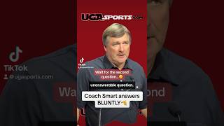 The UNANSWERABLE question answered by Coach Smart🫡uga godawgs kirbysmart georgiabulldogs [upl. by Juni942]