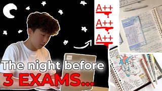 how to STUDY for an exam THE NIGHT BEFORE and still get all As [upl. by Lleunamme]