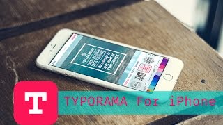 Typorama for iPhone [upl. by Nosittam]