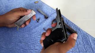 Review Pistola Beretta 35 Gardone 765mm relíquia 1956 [upl. by Dnomsaj]