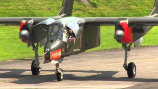 OV10B Bronco FAZKM in Buochs LSZC [upl. by Colp]