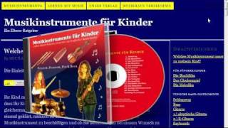 Musikinstrumente für Kinder Hören sehen und verstehen [upl. by Kippie]