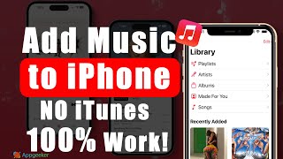 How to Transfer Music from Computer to iPhone WITHOUT iTunes PC amp Mac [upl. by Reffotsirhc57]