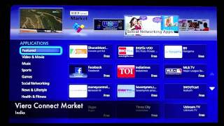 Panasonic VIERA Connect  Market and Apps Demo [upl. by Sarid]