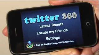 Twitter 360 for the iPhone 3GS with Augmented Reality App Star Awards version [upl. by Assenad]