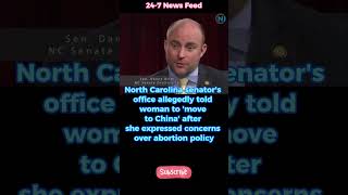 North Carolina senators office allegedly told woman to move to China shorts [upl. by Sigismundo]