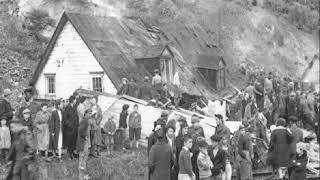 Éboulis de StGrégoire de Montmorency  Qc 1er Septembre 1938 [upl. by Euqinehs515]