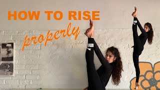 How to do a RISE and RELEVE in ballet  Lesson 4 [upl. by Akehsar800]