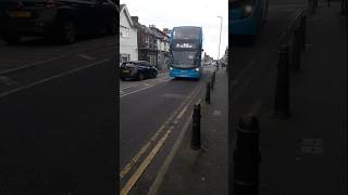 Arriva Kent amp Surrey ADL Enviro400 MMC SK74 AXF 6560 Passing Gillingham Rail Stn Kent [upl. by Acinomaj84]