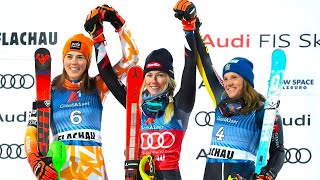 Womens Slalom  Award Ceremony  Flachau AUT  2024 [upl. by Viviana]