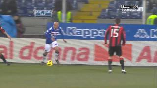 Van Bommel vs Sampdoria  26012011 [upl. by Boot]