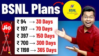 BSNL New Plan 2024  BSNL 1 Year Plan  BSNL Validity Recharge  BSNL Recharge Plan  BSNL vs Jio [upl. by Ahsercul]