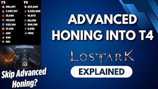 Lost Ark Explained Advanced Honing Into T4 [upl. by Sarkaria]