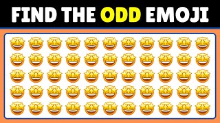 Can You Find The Odd Emoji  Odd One Out Challenge [upl. by Allerbag]