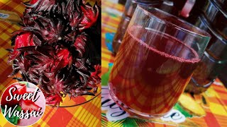 Ma recette du jus dOZEY PÉYI  BISSAP  HIBISCUS  SWEET WASSAI [upl. by Eelloh]