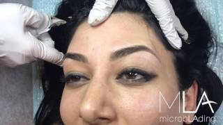 Microblading  MicroSHADING Combo Reaction Vid with Before And After [upl. by Snej179]