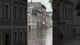 Homes Underwater in Extreme Flooding in Poland [upl. by Ajit391]