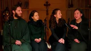 Harpa Dei Interview with Gregorian Chant Academy [upl. by Ahselak]