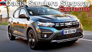 NEW 2023 Dacia Sandero Stepway Extreme  Visual REVIEW Driving Exterior Interior [upl. by Esnofla]