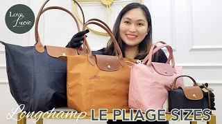 THE BAG REVIEW LONGCHAMP LE PLIAGE SIZES  CLASSIC LARGE LONG HANDLE  BESTSELLERS [upl. by Deland]