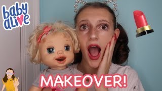 Baby Alive Emma Gives Me a Makeover  Kelli Maple [upl. by Noreht]