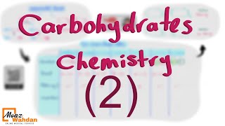 Carbohydrates Chemistry part 2  Moaz Wahdan [upl. by Adnilec]