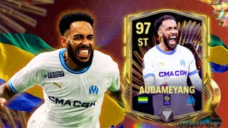 TOTS 97 OVR AUBAMEYANG Review in FC Mobile Is He Worth the Hype [upl. by Eninnaej]