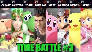 8PLAYER LVL 9 CPU TIME BATTLE 3  Super Smash Bros Ultimate [upl. by Juta]