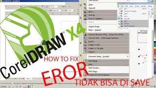 Mengatasi corel x4 tidak bisa di saveexportprint dll link download di bawah [upl. by Mezoff]