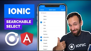 Building an Ionic Searchable Select Component with Angular [upl. by Sallee616]