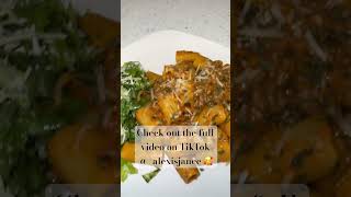 Meat Rigatoni Pasta 🍝 🥗 cooking cookingwithLex pasta like share comment fyp viralvideo [upl. by Kendrah]