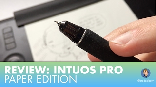 Review Intuos Pro Medium Paper Edition [upl. by Airual589]