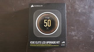 CORSAIR iCUE ELITE CPU Cooler LCD Display Upgrade Kit Unboxing and Overview [upl. by Bej28]