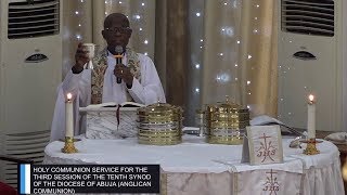 2019 DIOCESE OF ABUJA SYNOD  HOLY COMMUNION SERVICE 2 [upl. by Maller]