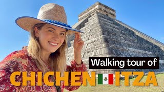 THE BEST AND BUDGET FRIENDLY WAY TO SEE CHICHEN ITZA  Full Walking Tour [upl. by Ayaros]