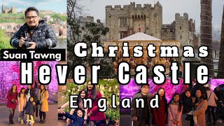 🇬🇧 Christmas  Hever Castle 2023 Edenbridge ENGLAND [upl. by Runkel]