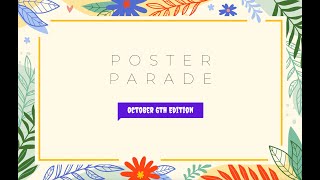 Poster Parade for Oct 6 2024 [upl. by Hayarahs]