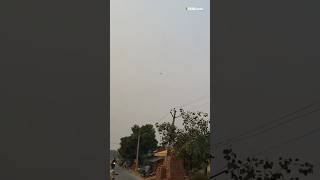 IAF MiG29 Fighter Jet Crashed 🤯 indianairforce crash [upl. by Hardden]