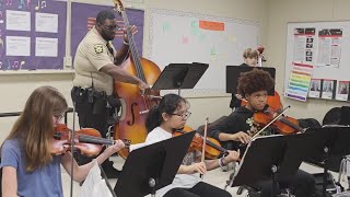 SRO takes part in music classes with students at GR Whitfield [upl. by Noyad]