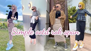 INSPIRASI ✨ OOTD ROK SPAN HIJAB REMAJA 2021 [upl. by Ahsitruc]