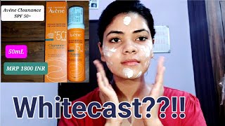 ACNE SUNSCREEN  Avéne Cleanance Sunscreen SPF 50  Review  Application [upl. by Gaylord963]