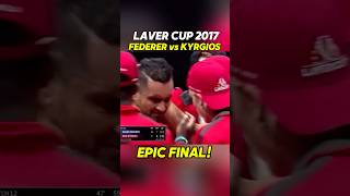 Federer vs Kyrgios EPIC FINAL rogerfederer nickkyrgios tenis brauliomatias tennis lavercup [upl. by Cherian]