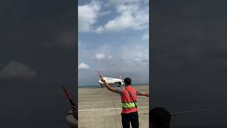 B777 marshalling ❤️‍🔥turkisharlines viralvideo [upl. by Nolyar595]