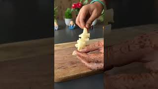 Ghar pe bnaye potato twister viralvideo subscribe [upl. by Wilone]