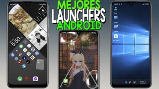 Los 10 MEJORES LAUNCHERS para ANDROID 2022 [upl. by Markus]