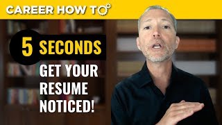 How to Get Your Resume Noticed by Employers in 5 Seconds Guaranteed [upl. by Aikim]