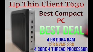 Hp Thin Client T630  HP Mini PC  Compact PC [upl. by Aisereht]