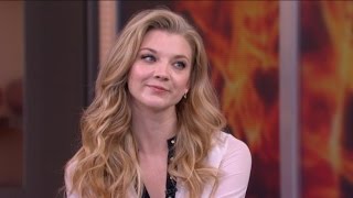 Natalie Dormer Talks The Hunger Games Mockingjay Part 1 [upl. by Jamieson]